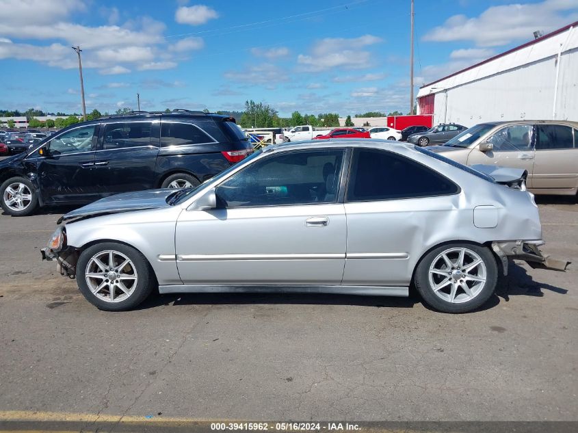 1996 Honda Civic Ex VIN: 1HGEJ8148TL077707 Lot: 39415962