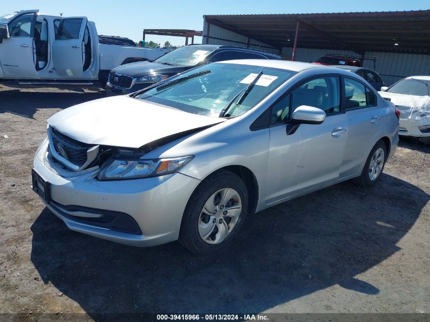 2015 Honda Civic Lx VIN: 19XFB2F58FE702148 Lot: 39415966