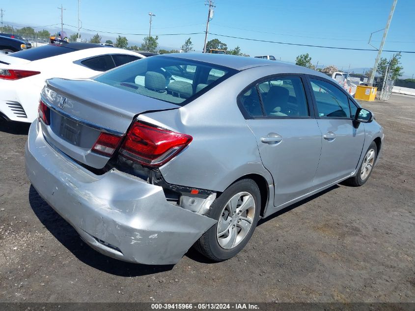 2015 Honda Civic Lx VIN: 19XFB2F58FE702148 Lot: 39415966