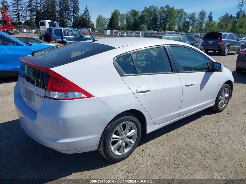 2010 Honda Insight Ex VIN: JHMZE2H77AS024984 Lot: 39415974