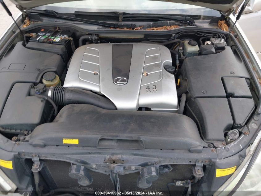 2002 Lexus Ls 430 VIN: JTHBN30FX20087083 Lot: 39415982