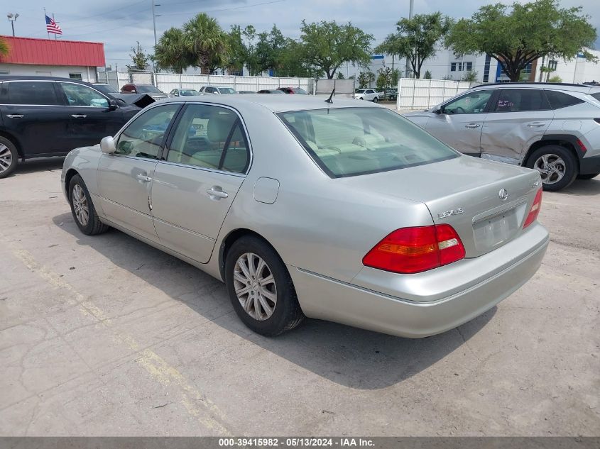 2002 Lexus Ls 430 VIN: JTHBN30FX20087083 Lot: 39415982