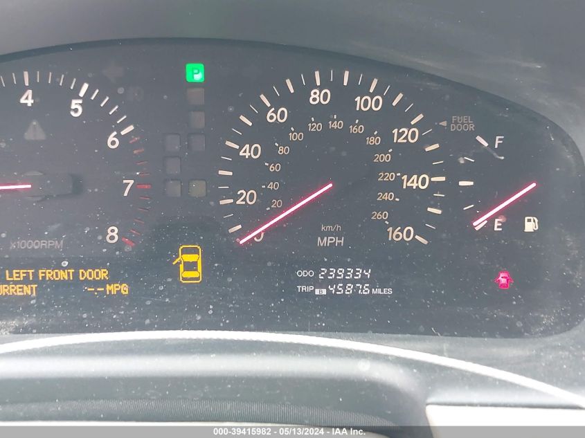 2002 Lexus Ls 430 VIN: JTHBN30FX20087083 Lot: 39415982