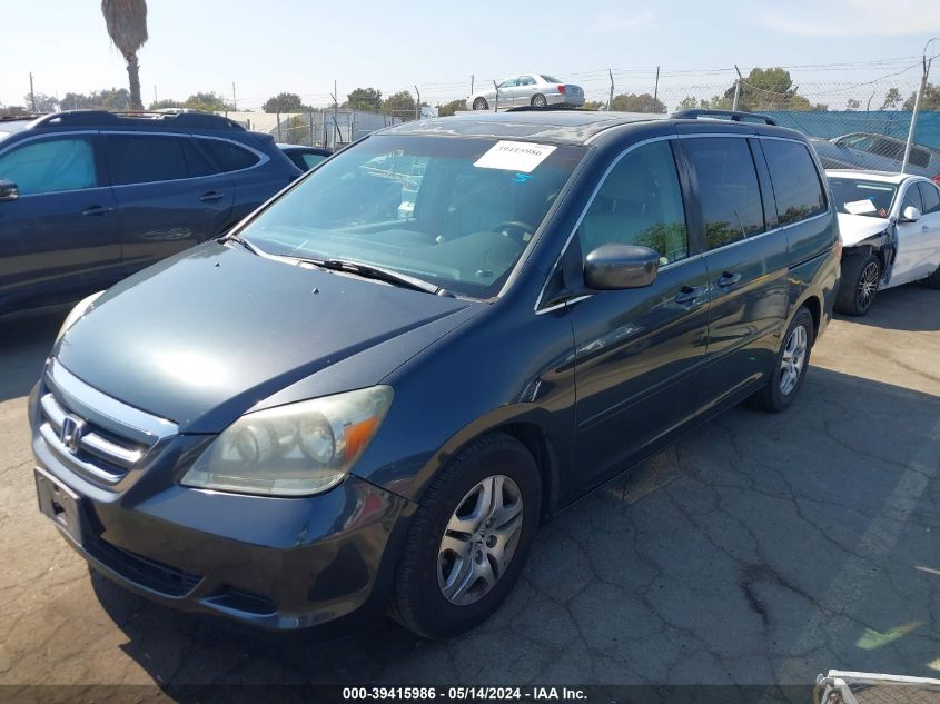 2006 Honda Odyssey Ex-L VIN: 5FNRL38756B029909 Lot: 39415986