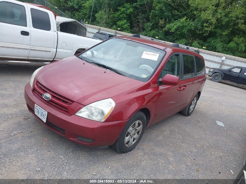 2009 Kia Sedona Lx VIN: KNDMB233X96277536 Lot: 39415993