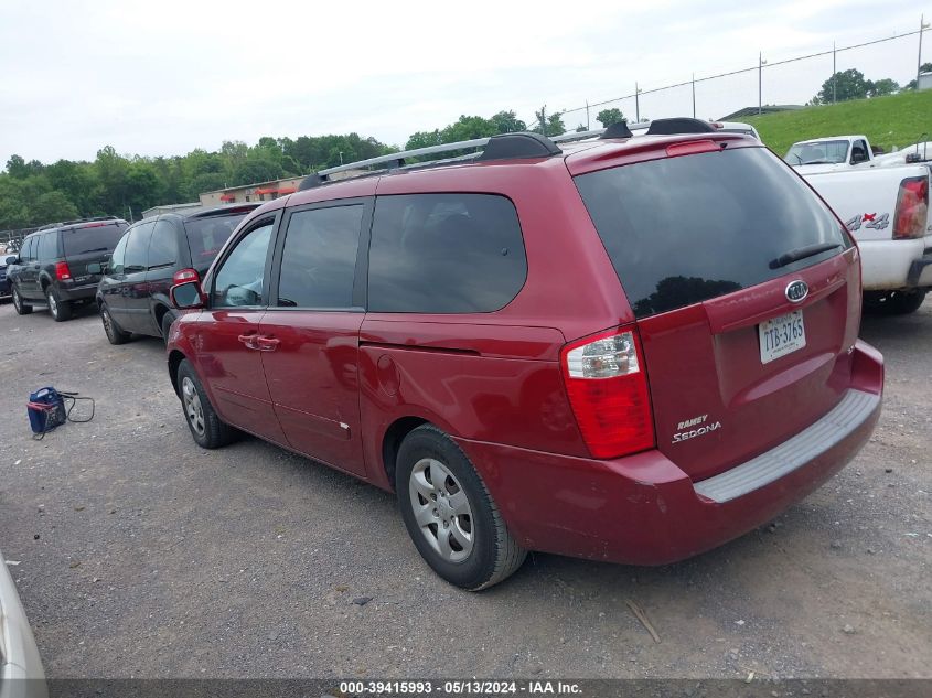 2009 Kia Sedona Lx VIN: KNDMB233X96277536 Lot: 39415993