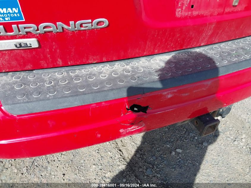 2005 Dodge Durango Limited VIN: 1D4HB58NX5F547892 Lot: 39416001