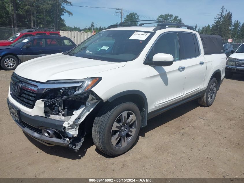 2019 Honda Ridgeline Rtl-E VIN: 5FPYK3F79KB032282 Lot: 39416002