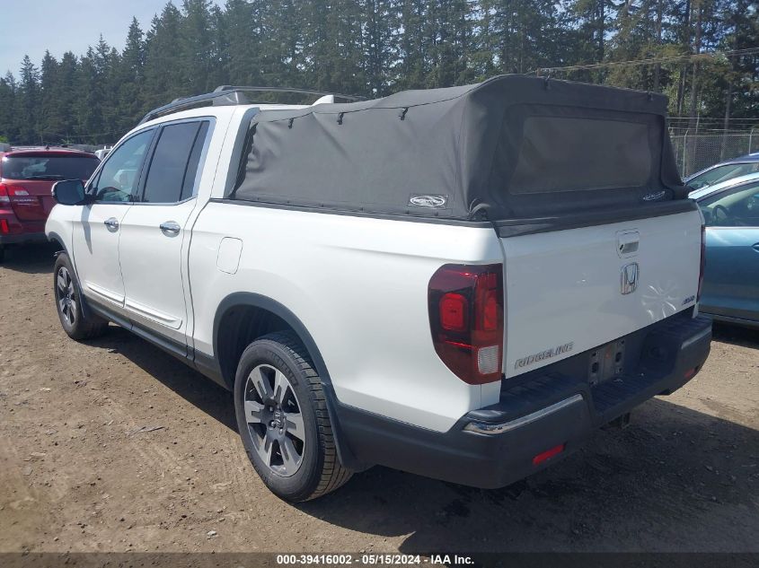 2019 Honda Ridgeline Rtl-E VIN: 5FPYK3F79KB032282 Lot: 39416002