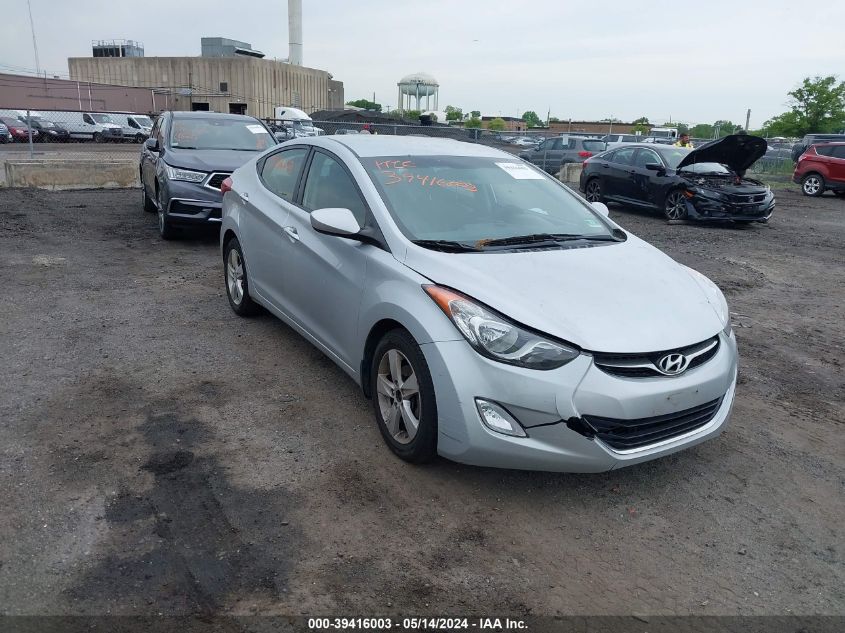 2013 Hyundai Elantra Gls VIN: 5NPDH4AE9DH172192 Lot: 39416003