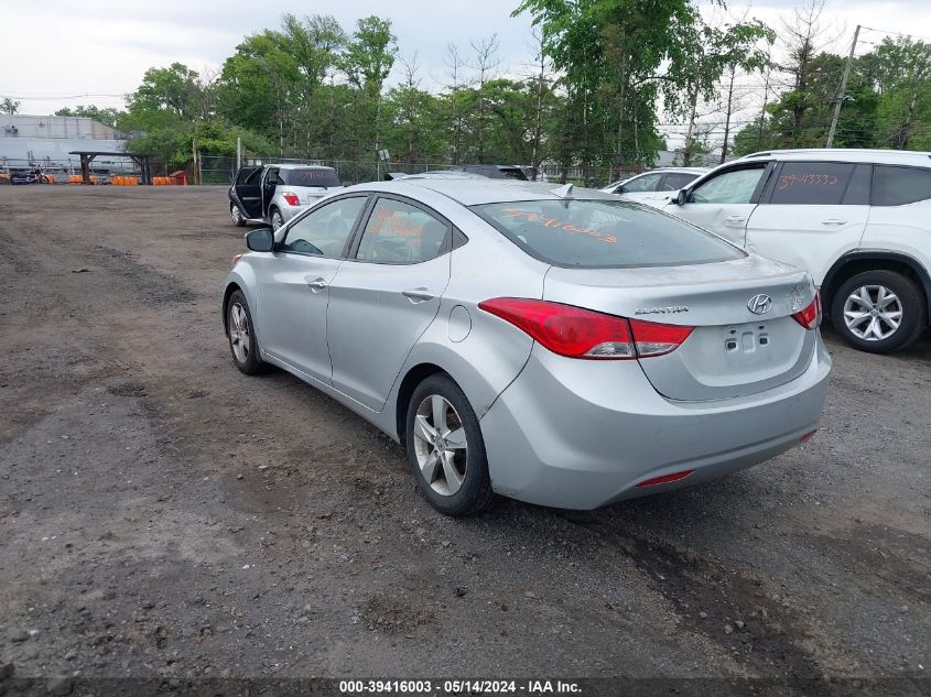 2013 Hyundai Elantra Gls VIN: 5NPDH4AE9DH172192 Lot: 39416003