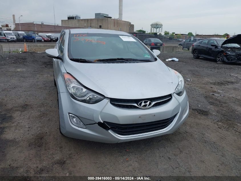 2013 Hyundai Elantra Gls VIN: 5NPDH4AE9DH172192 Lot: 39416003