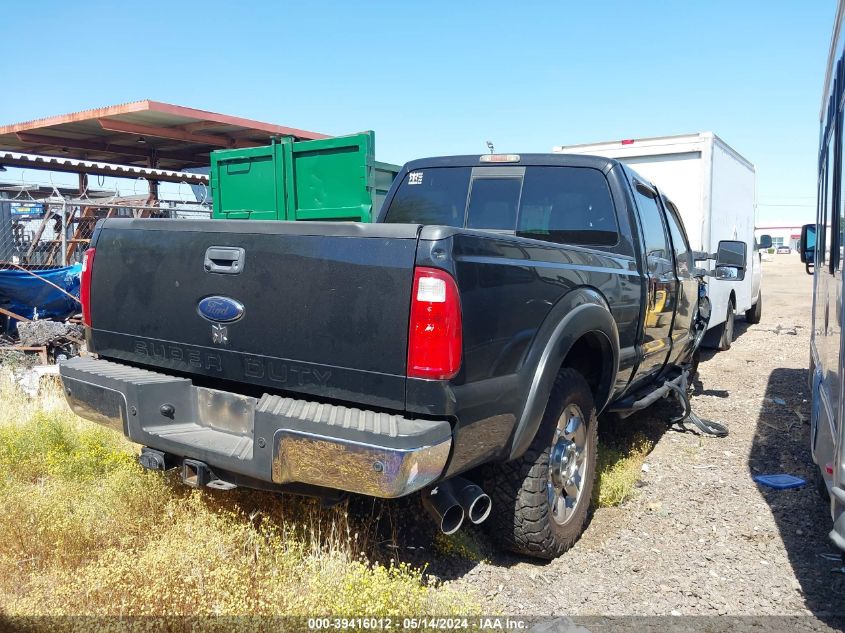 2011 Ford F-350 Lariat VIN: 1FT8W3BT6BEA92585 Lot: 39416012