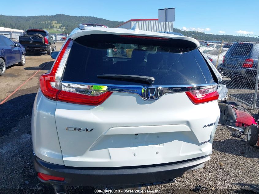 2019 Honda Cr-V Touring VIN: JHLRW2H92KX021546 Lot: 39416013