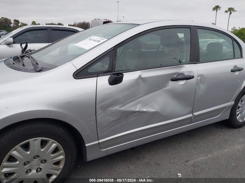 2010 Honda Civic Vp VIN: 19XFA1F31AE049358 Lot: 39416038