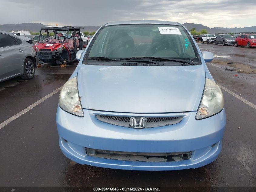 2008 Honda Fit VIN: JHMGD38418S043899 Lot: 39416046