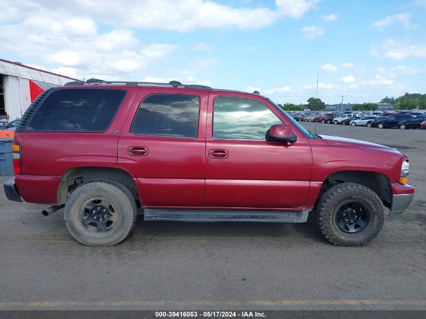 2005 Chevrolet Tahoe Lt VIN: 1GNEK13T15R195869 Lot: 39416053