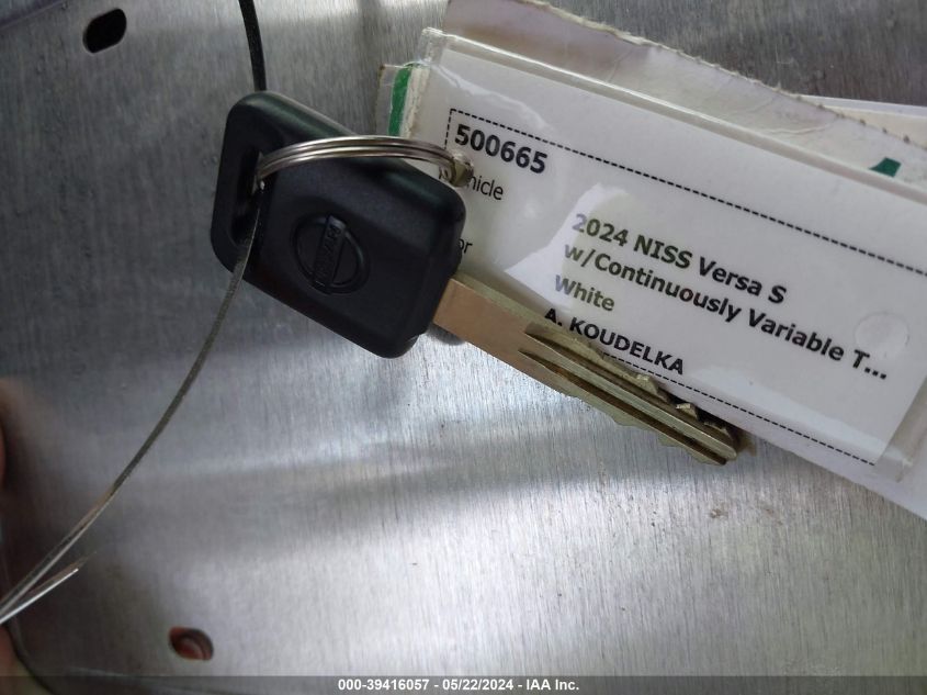 2024 Nissan Versa 1.6 S VIN: 3N1CN8DV4RL862420 Lot: 39416057
