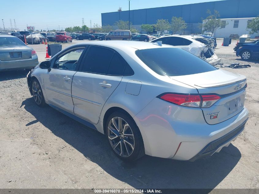 VIN 5YFS4MCE3MP088047 2021 TOYOTA COROLLA SE