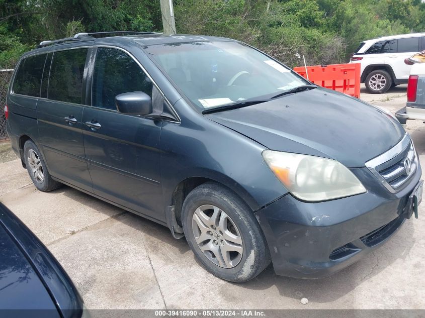 2005 Honda Odyssey Ex-L VIN: 5FNRL38705B118740 Lot: 39416090