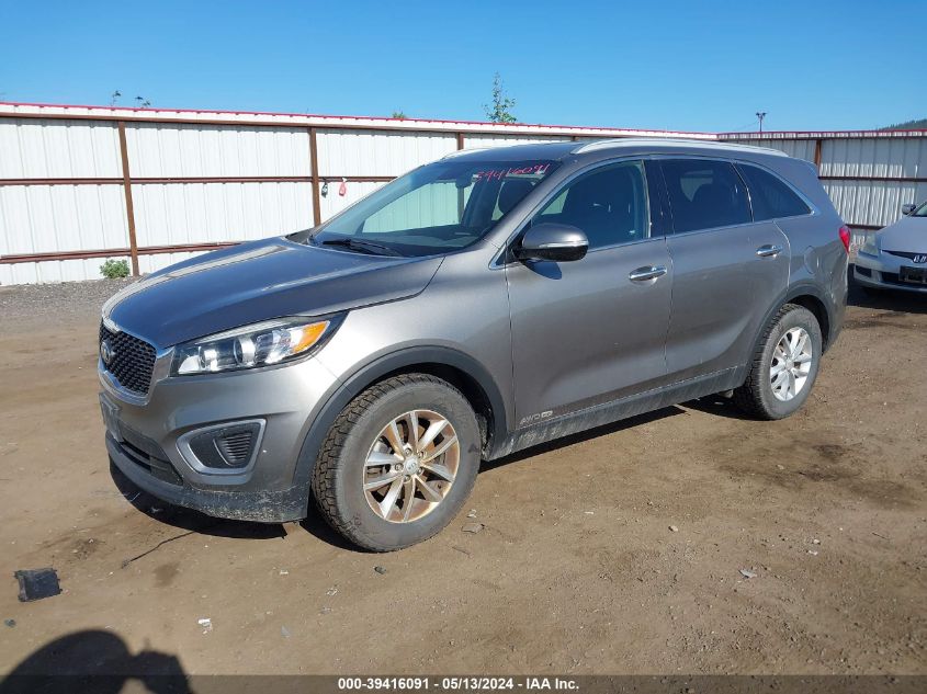 2016 KIA SORENTO 3.3L LX - 5XYPGDA57GG061023