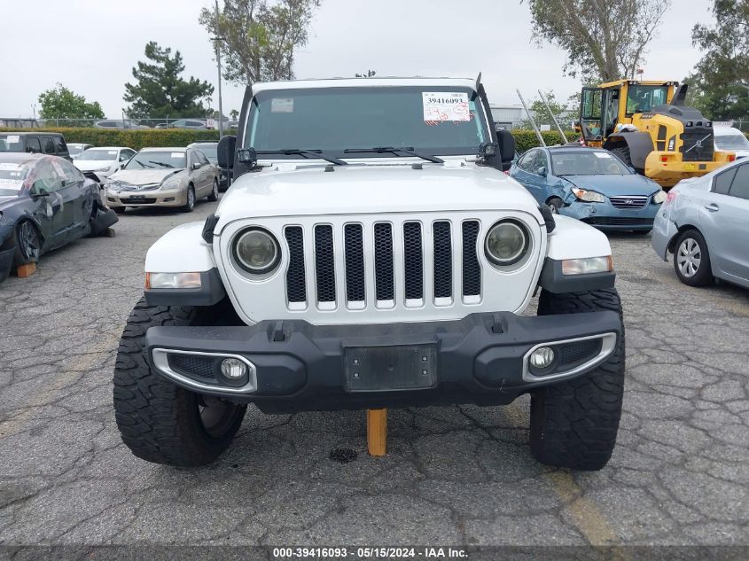 2019 Jeep Wrangler Unlimited Sahara 4X4 VIN: 1C4HJXEN9KW623324 Lot: 39416093