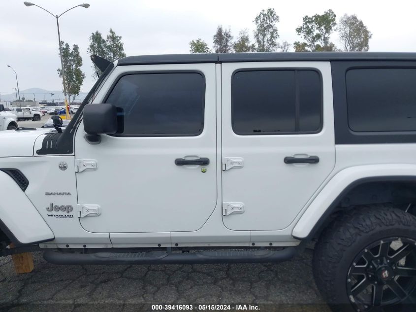 2019 Jeep Wrangler Unlimited Sahara 4X4 VIN: 1C4HJXEN9KW623324 Lot: 39416093