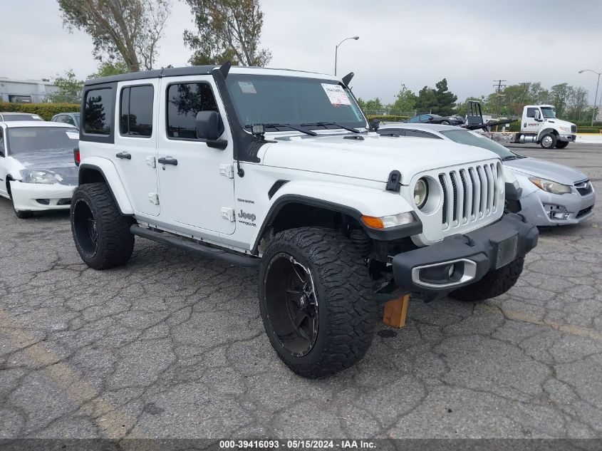 2019 Jeep Wrangler Unlimited Sahara 4X4 VIN: 1C4HJXEN9KW623324 Lot: 39416093