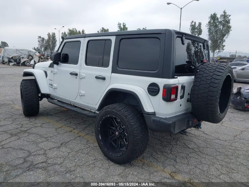 2019 Jeep Wrangler Unlimited Sahara 4X4 VIN: 1C4HJXEN9KW623324 Lot: 39416093