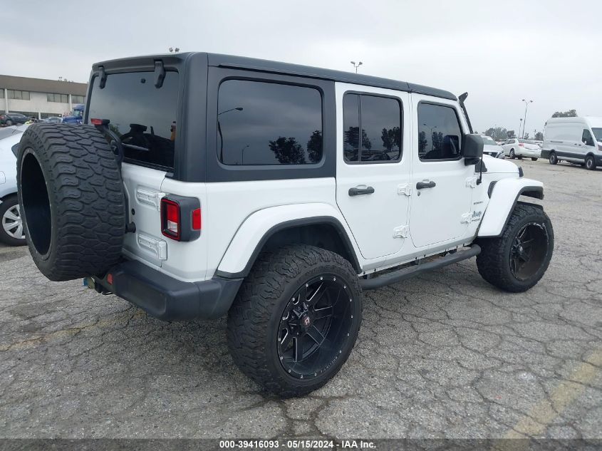 2019 Jeep Wrangler Unlimited Sahara 4X4 VIN: 1C4HJXEN9KW623324 Lot: 39416093