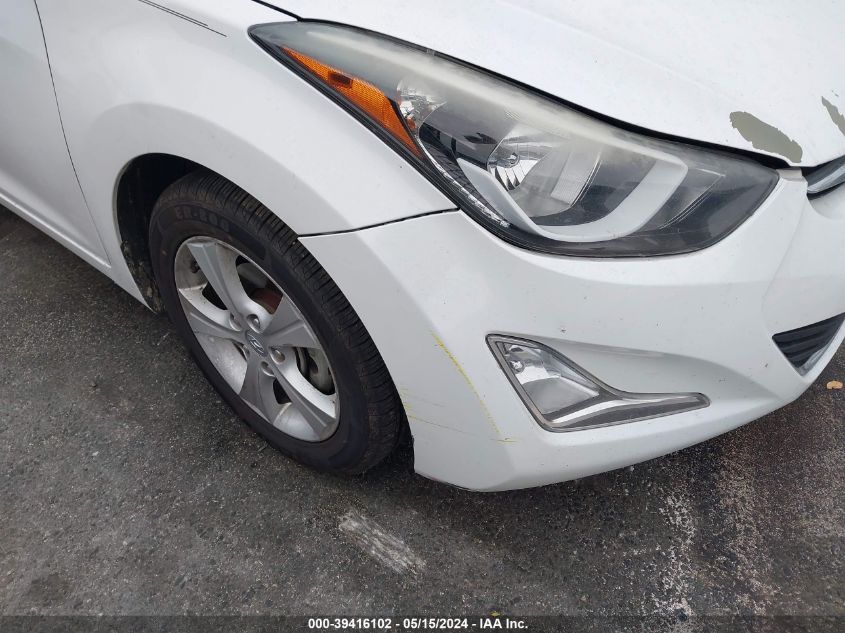 2016 Hyundai Elantra Value Edition VIN: 5NPDH4AE7GH673280 Lot: 39416102