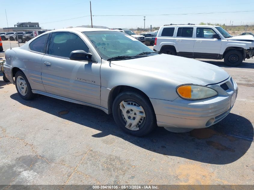 1999 Pontiac Grand Am Se VIN: 1G2NE12T7XM935382 Lot: 39416105