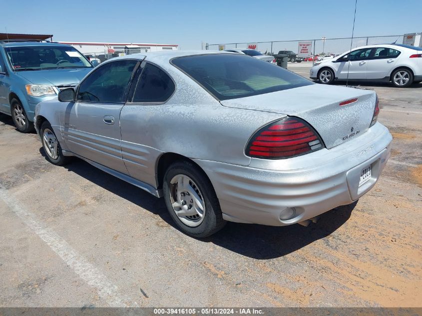 1999 Pontiac Grand Am Se VIN: 1G2NE12T7XM935382 Lot: 39416105