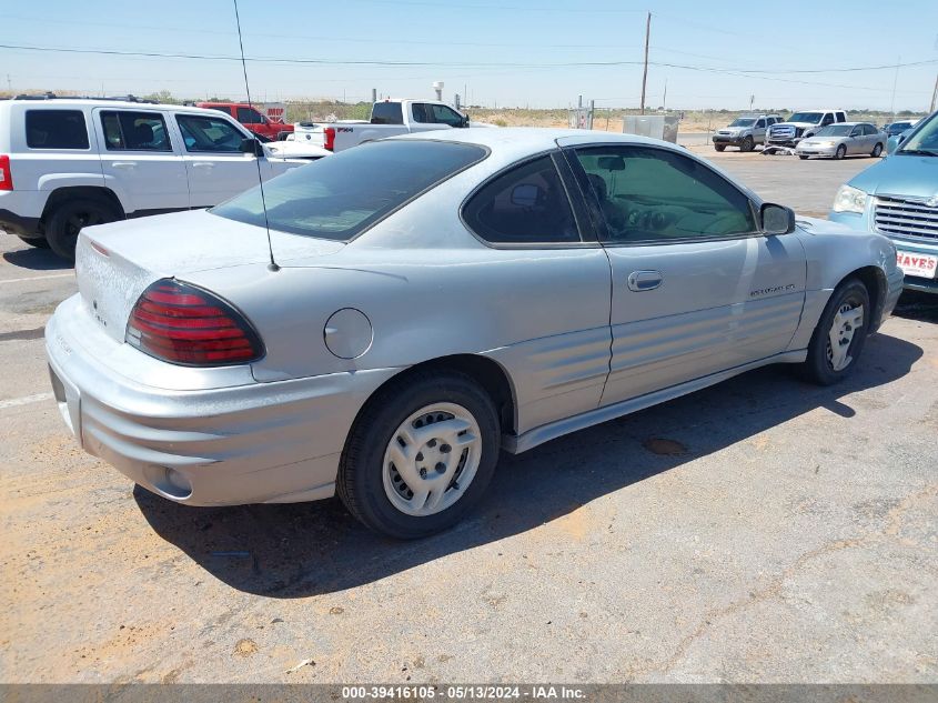 1999 Pontiac Grand Am Se VIN: 1G2NE12T7XM935382 Lot: 39416105