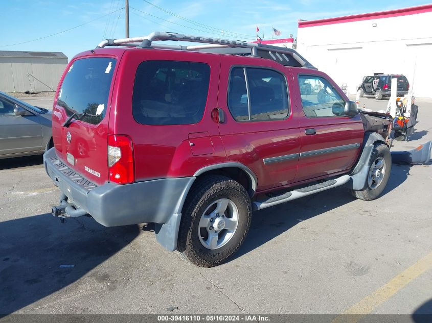 2004 Nissan Xterra Xe VIN: 5N1ED28Y14C649631 Lot: 39416110