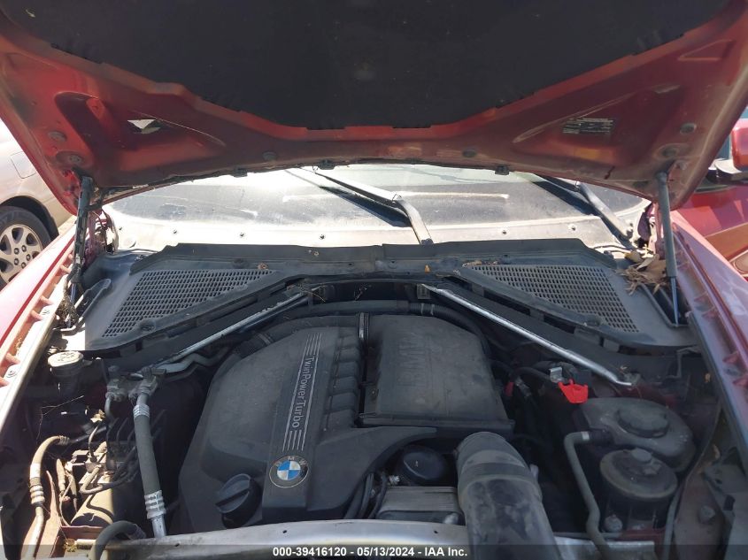 2011 BMW X6 xDrive35I VIN: 5UXFG2C57BLX08528 Lot: 39416120