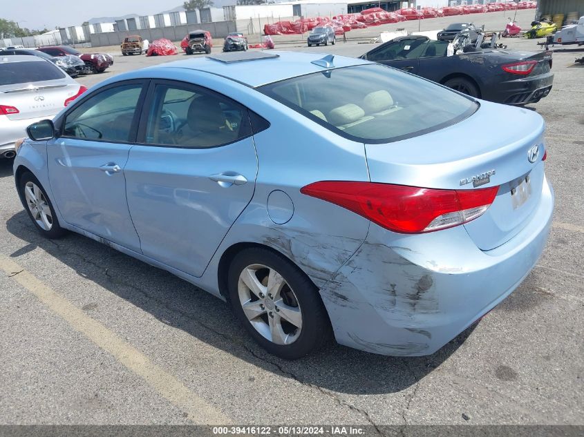 2012 Hyundai Elantra Gls (Ulsan Plant) VIN: KMHDH4AE5CU190253 Lot: 39416122