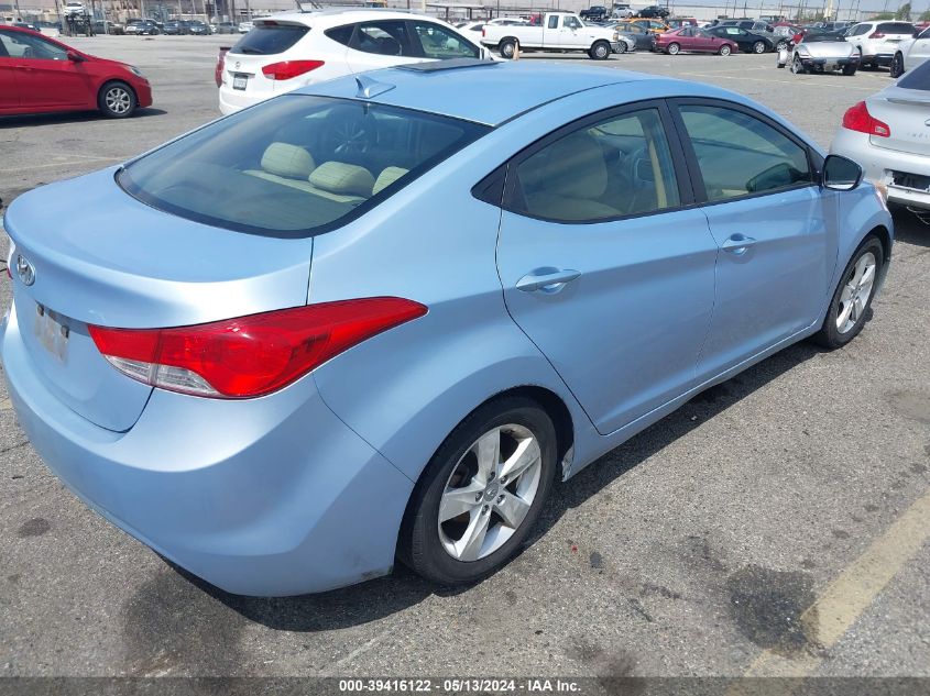 2012 Hyundai Elantra Gls (Ulsan Plant) VIN: KMHDH4AE5CU190253 Lot: 39416122