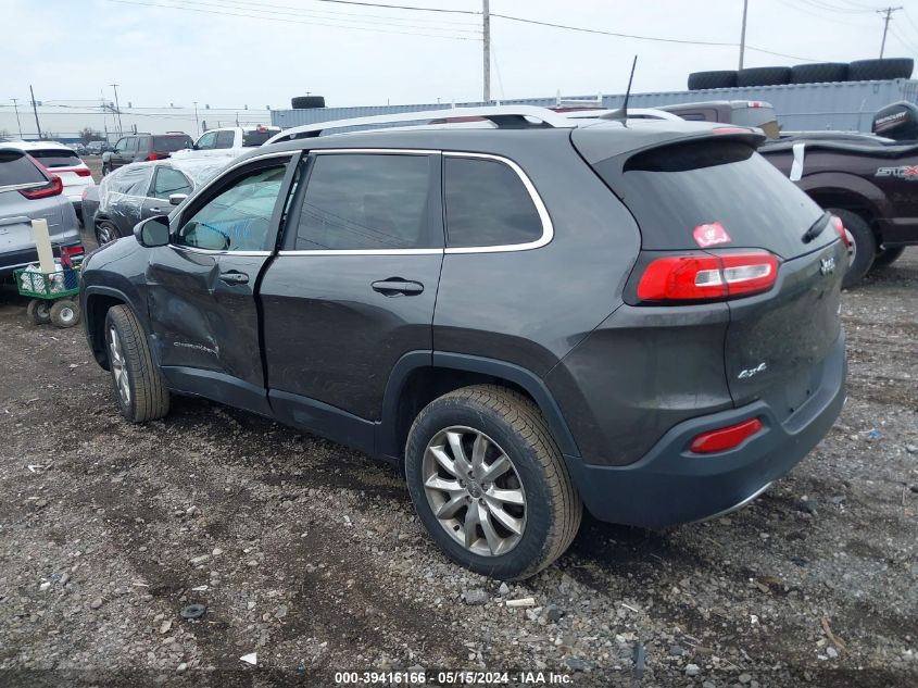 2016 Jeep Cherokee Limited VIN: 1C4PJMDB9GW211266 Lot: 39416166