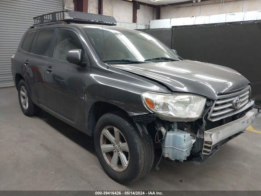 2010 Toyota Highlander Base V6 VIN: 5TDZK3EHXAS005092 Lot: 39416426