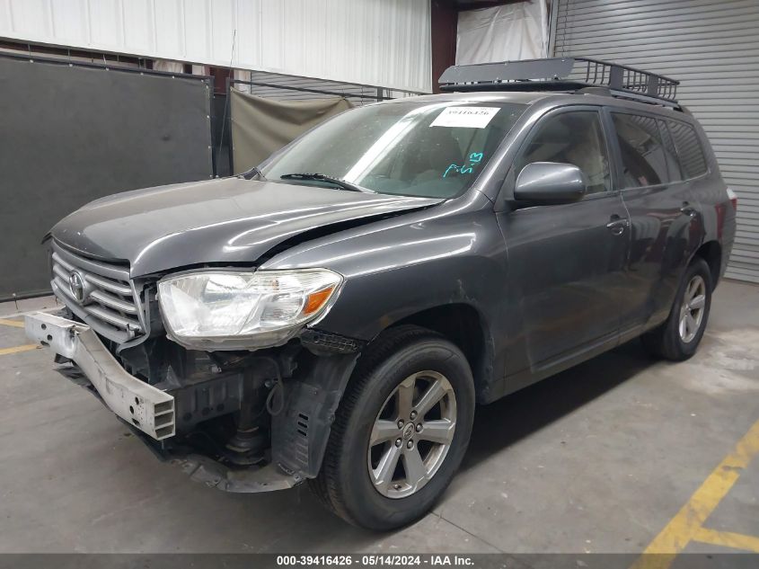 2010 Toyota Highlander Base V6 VIN: 5TDZK3EHXAS005092 Lot: 39416426