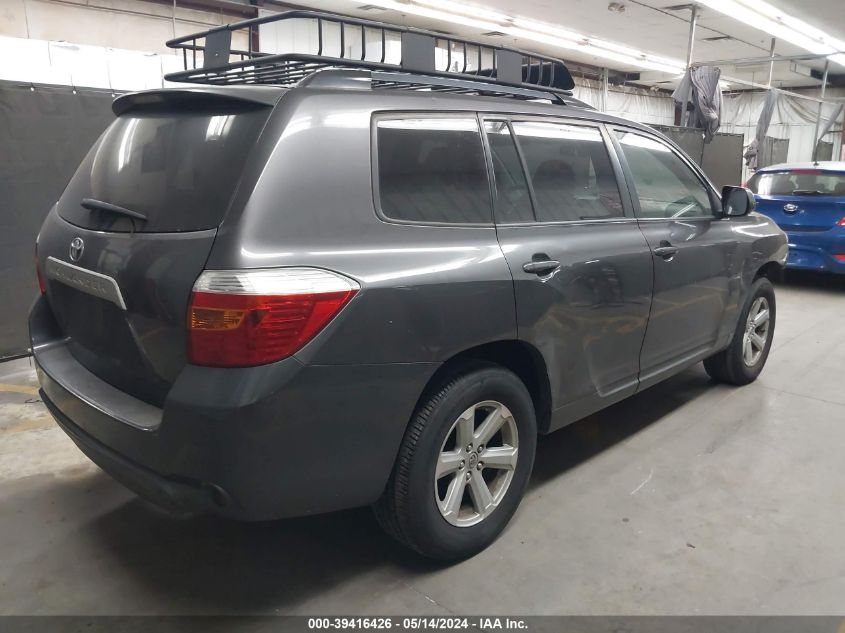 2010 Toyota Highlander Base V6 VIN: 5TDZK3EHXAS005092 Lot: 39416426