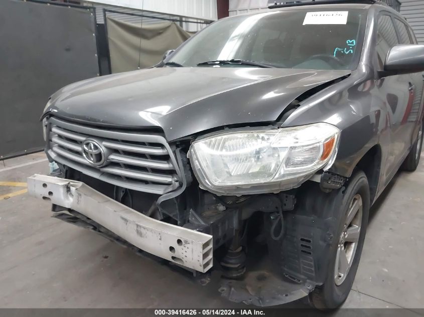 2010 Toyota Highlander Base V6 VIN: 5TDZK3EHXAS005092 Lot: 39416426