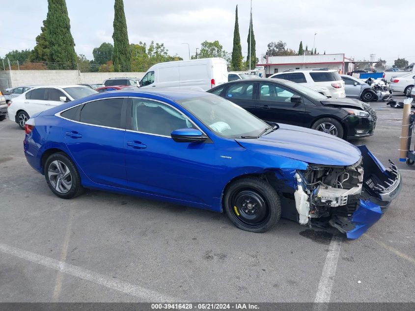 2019 Honda Insight Lx VIN: 19XZE4F17KE010874 Lot: 39416428