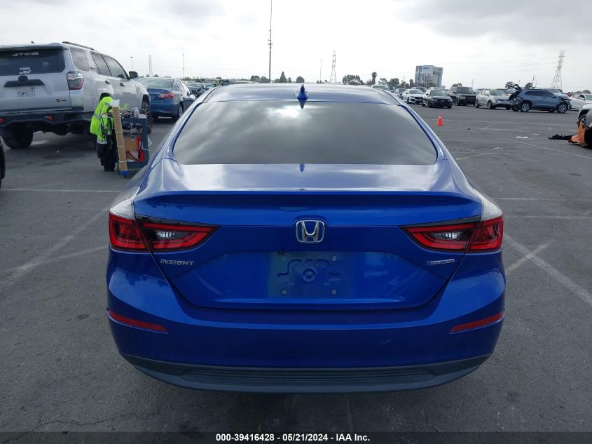 2019 Honda Insight Lx VIN: 19XZE4F17KE010874 Lot: 39416428