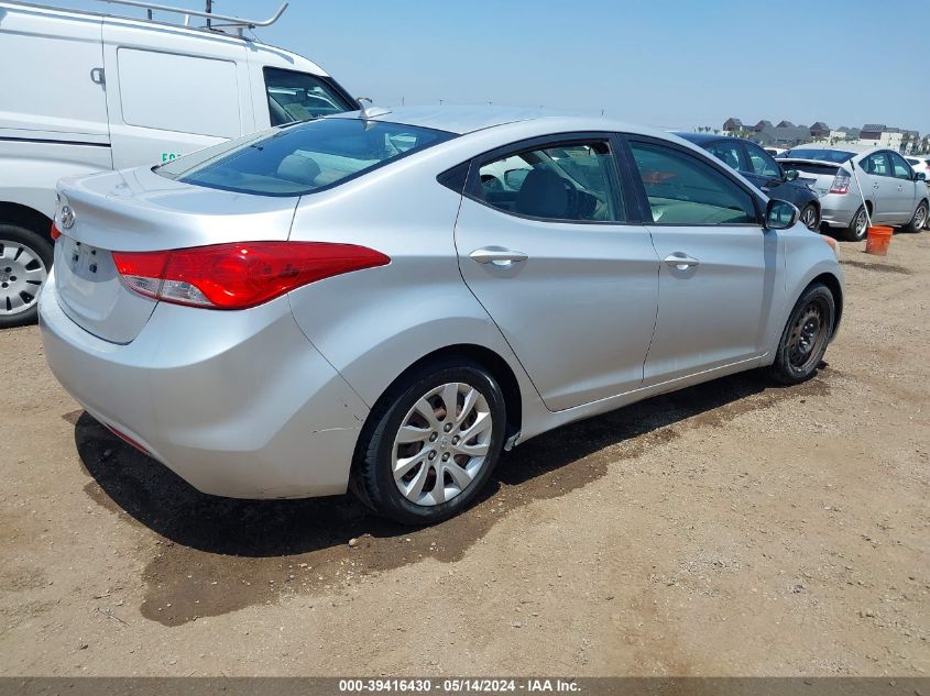 2012 Hyundai Elantra Gls (Ulsan Plant) VIN: KMHDH4AE0CU265540 Lot: 39416430