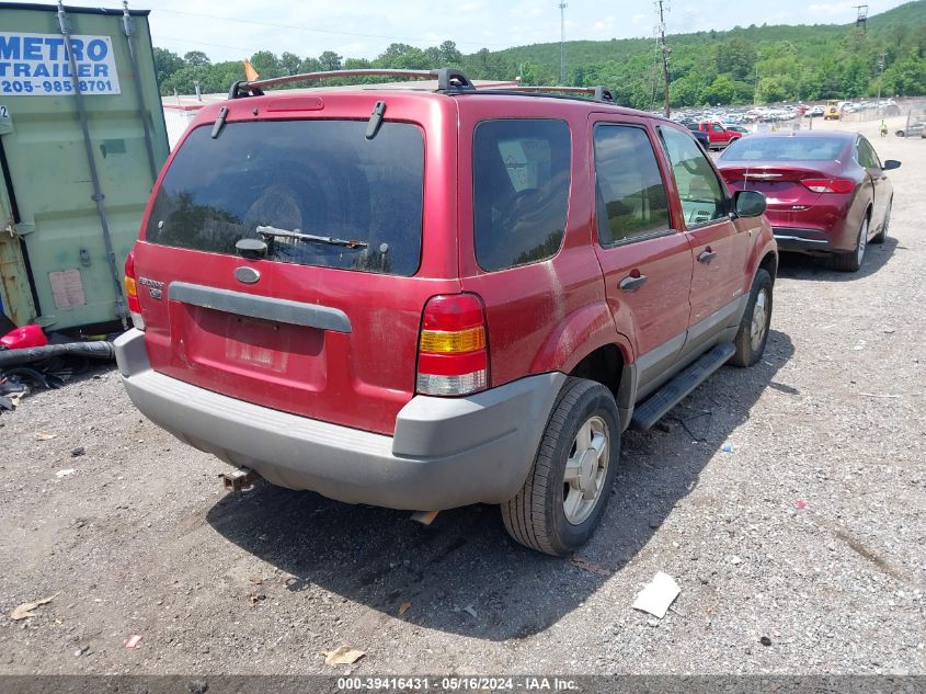 2001 Ford Escape Xlt VIN: 1FMYU03171KB51267 Lot: 39416431