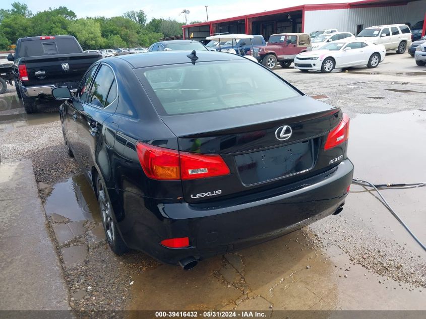 2008 Lexus Is 250 VIN: JTHBK262282078155 Lot: 39416432