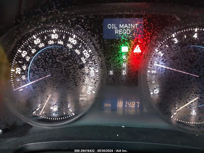 2008 Lexus Is 250 VIN: JTHBK262282078155 Lot: 39416432