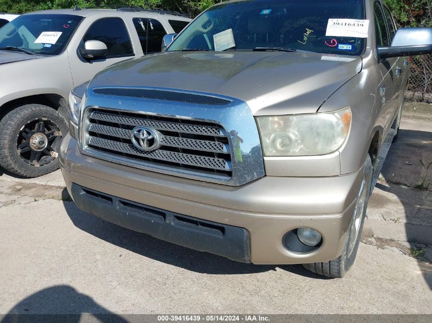 2007 Toyota Tundra Limited 5.7L V8 VIN: 5TBEV581X7S462941 Lot: 39416439